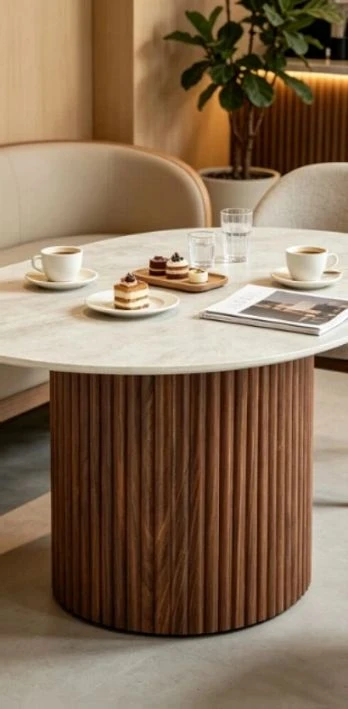 productcate-360-720 Large Oval Coffee Table for Restaurant
