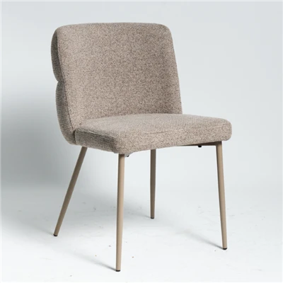Kain Upholstered Modern karo Kursi Makan Dtm